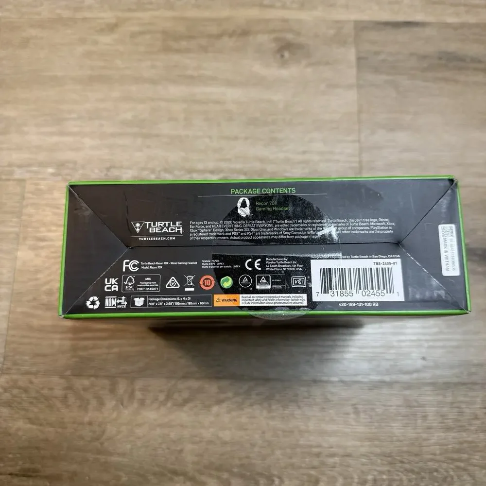 Turtle Beach Recon 70 Wired Gaming Headset for Xbox White New In Box